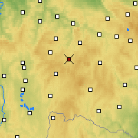 Nearby Forecast Locations - Pelhřimov - Kaart