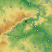 Nearby Forecast Locations - Teplice - Kaart
