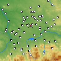 Nearby Forecast Locations - Łaziska Górne - Kaart