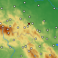 Nearby Forecast Locations - Świebodzice - Kaart