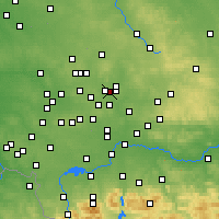 Nearby Forecast Locations - Będzin - Kaart