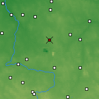 Nearby Forecast Locations - Bełchatów - Kaart