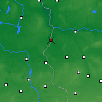 Nearby Forecast Locations - Gubin - Kaart