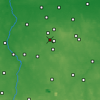 Nearby Forecast Locations - Konstantynów Łódzki - Kaart