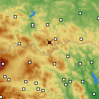 Nearby Forecast Locations - Krynica-Zdrój - Kaart