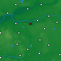 Nearby Forecast Locations - Międzychód - Kaart