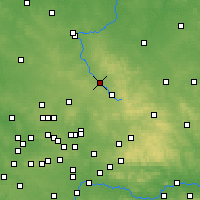 Nearby Forecast Locations - Myszków - Kaart