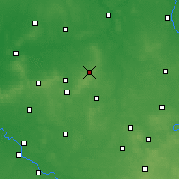 Nearby Forecast Locations - Ostrzeszów - Kaart