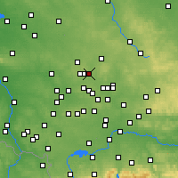 Nearby Forecast Locations - Piekary Śląskie - Kaart