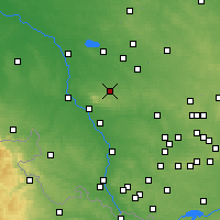 Nearby Forecast Locations - Strzelce Opolskie - Kaart