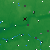 Nearby Forecast Locations - Trzcianka - Kaart