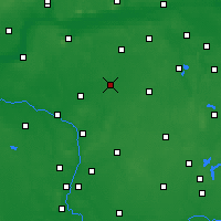 Nearby Forecast Locations - Wągrowiec - Kaart