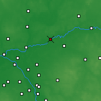 Nearby Forecast Locations - Wyszków - Kaart