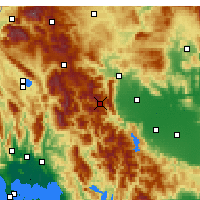 Nearby Forecast Locations - Pertouli - Kaart