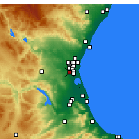 Nearby Forecast Locations - Torrent - Kaart