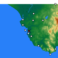 Nearby Forecast Locations - Puerto Real - Kaart