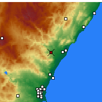 Nearby Forecast Locations - Onda - Kaart