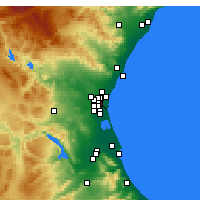 Nearby Forecast Locations - Mislata - Kaart