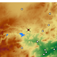 Nearby Forecast Locations - Hellín - Kaart