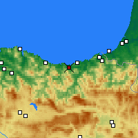 Nearby Forecast Locations - Zarautz - Kaart