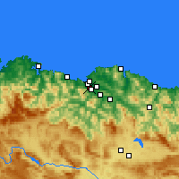 Nearby Forecast Locations - Sestao - Kaart