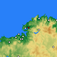 Nearby Forecast Locations - Narón - Kaart