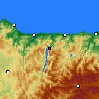 Nearby Forecast Locations - Castriyón - Kaart
