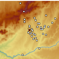 Nearby Forecast Locations - Boadilla del Monte - Kaart