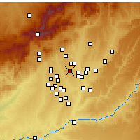 Nearby Forecast Locations - Pinar de Chamartin - Kaart