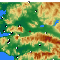 Nearby Forecast Locations - Turgutlu - Kaart