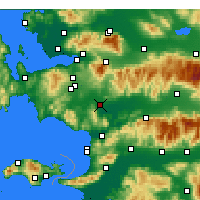 Nearby Forecast Locations - Torbalı - Kaart