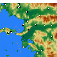 Nearby Forecast Locations - Söke - Kaart