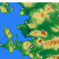 Nearby Forecast Locations - Menemen - Kaart