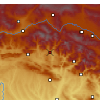 Nearby Forecast Locations - Kulp - Kaart
