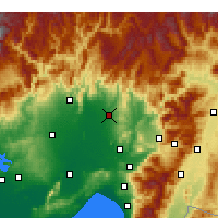 Nearby Forecast Locations - Kadirli - Kaart