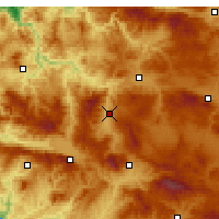 Nearby Forecast Locations - Emet - Kaart