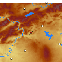 Nearby Forecast Locations - Çermik - Kaart