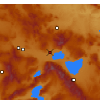 Nearby Forecast Locations - Bolvadin - Kaart