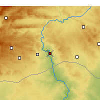 Nearby Forecast Locations - Birecik - Kaart