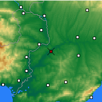 Nearby Forecast Locations - Uzunköprü - Kaart