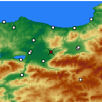 Nearby Forecast Locations - Hendek - Kaart