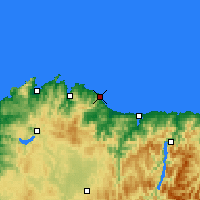 Nearby Forecast Locations - Burela - Kaart