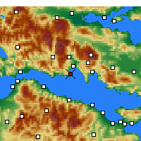 Nearby Forecast Locations - Galaxidi - Kaart