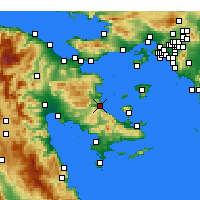 Nearby Forecast Locations - Archea Epidavros - Kaart