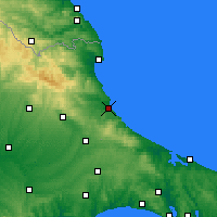 Nearby Forecast Locations - Kıyıköy - Kaart