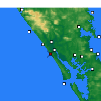 Nearby Forecast Locations - Glinks Gully - Kaart