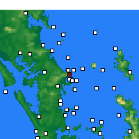 Nearby Forecast Locations - Leigh - Kaart