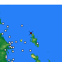 Nearby Forecast Locations - Miners Reef - Kaart