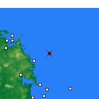 Nearby Forecast Locations - Poor Knights-eilanden - Kaart