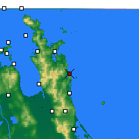 Nearby Forecast Locations - Pauanui - Kaart